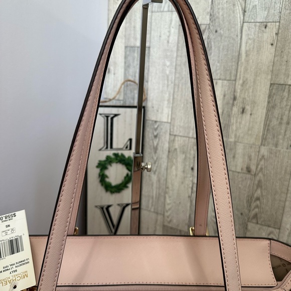 NWT MK Very Large Tote w/ COA Gilly Miami Blush Pink - Picture 7 of 13